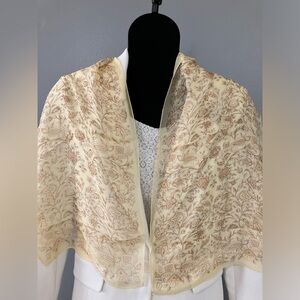 100% Silk Scarf floral